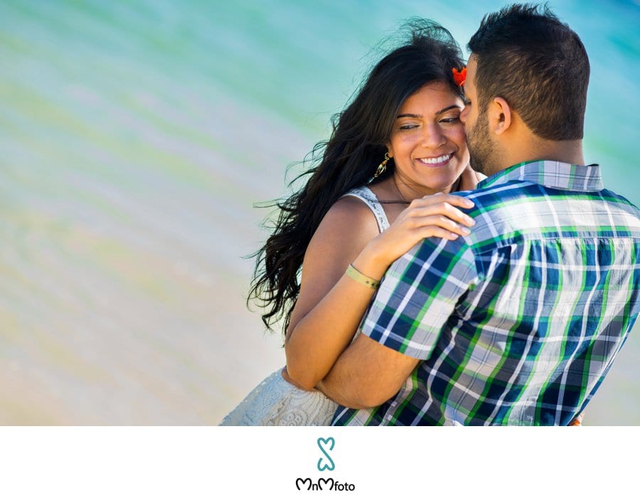 Cozy Winter Beach Engagement - Inspired By This