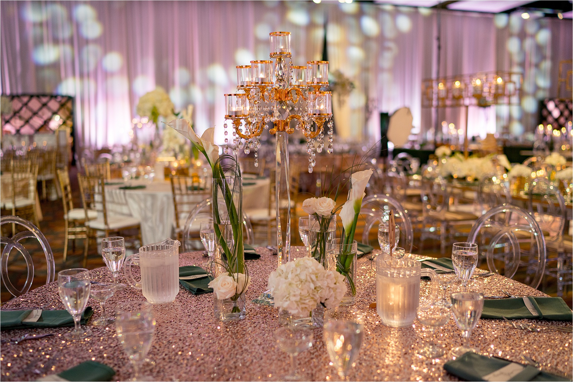 Corpus Christi Indian Wedding Reception With Dazzling Decor