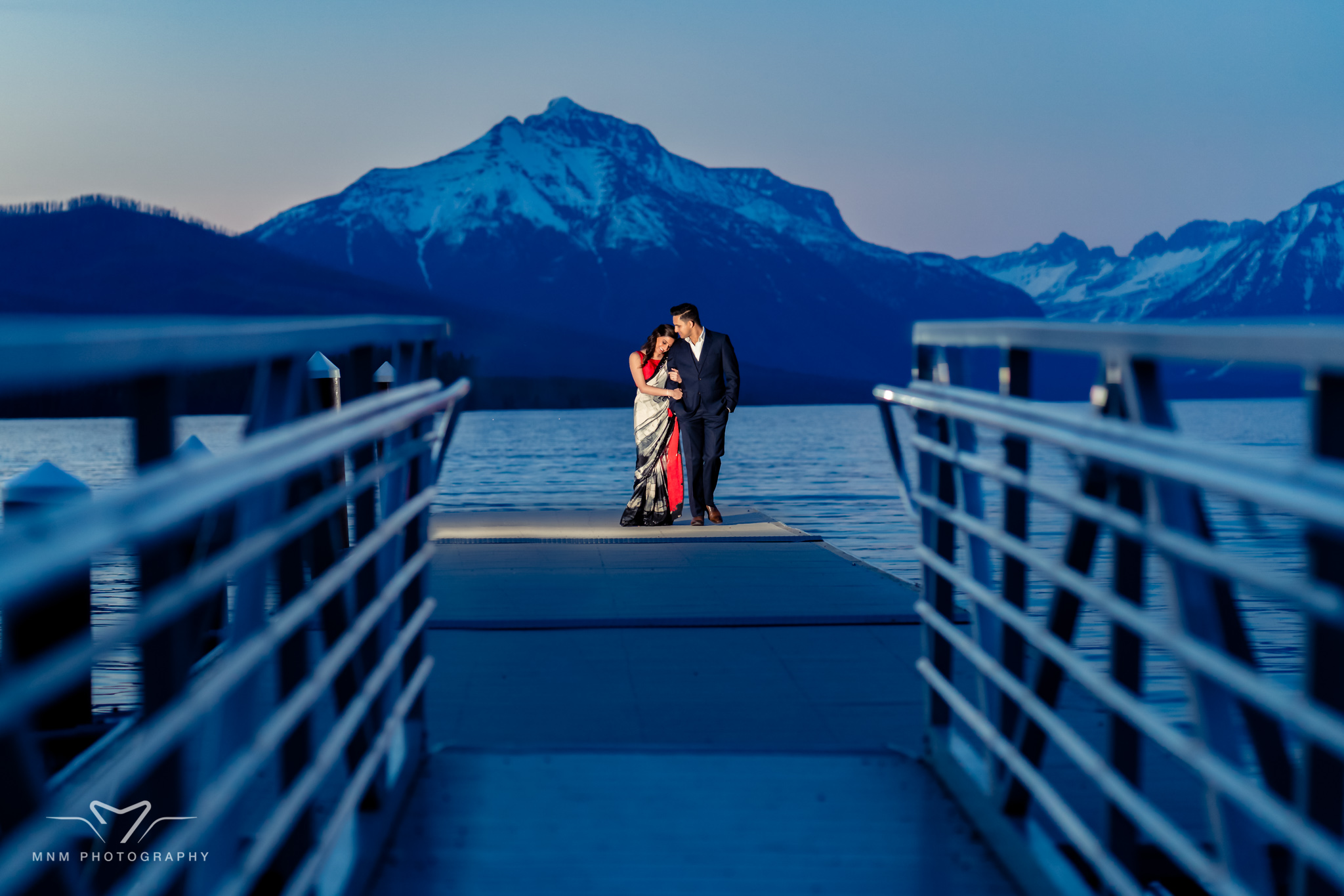 Lake McDonald Glacier National Park Engagement Photo Shoot