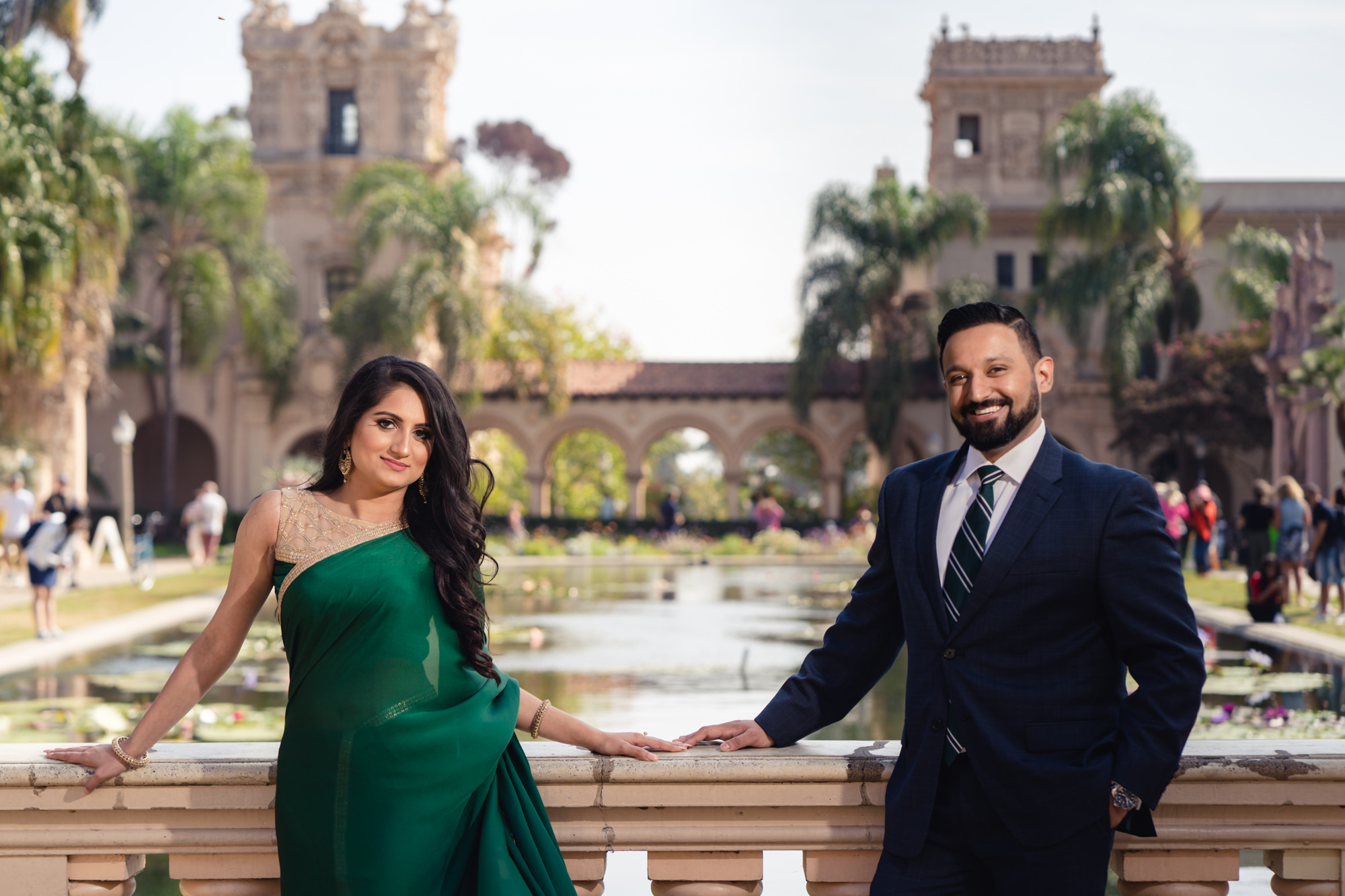 Balboa Park San Diego Engagement Photos