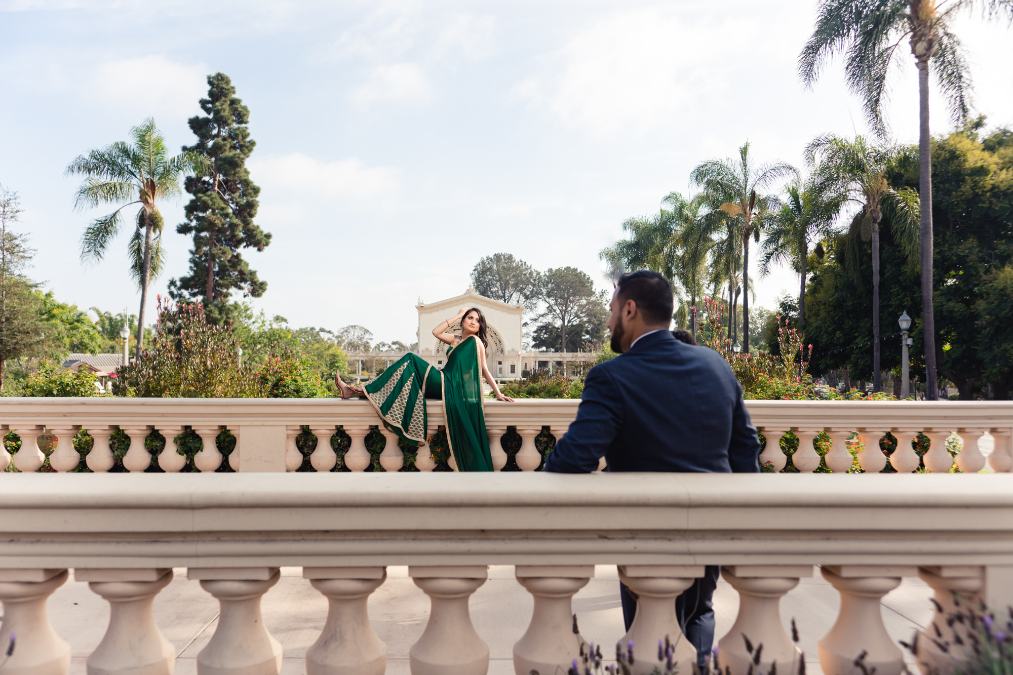 Balboa Park San Diego Engagement Photos