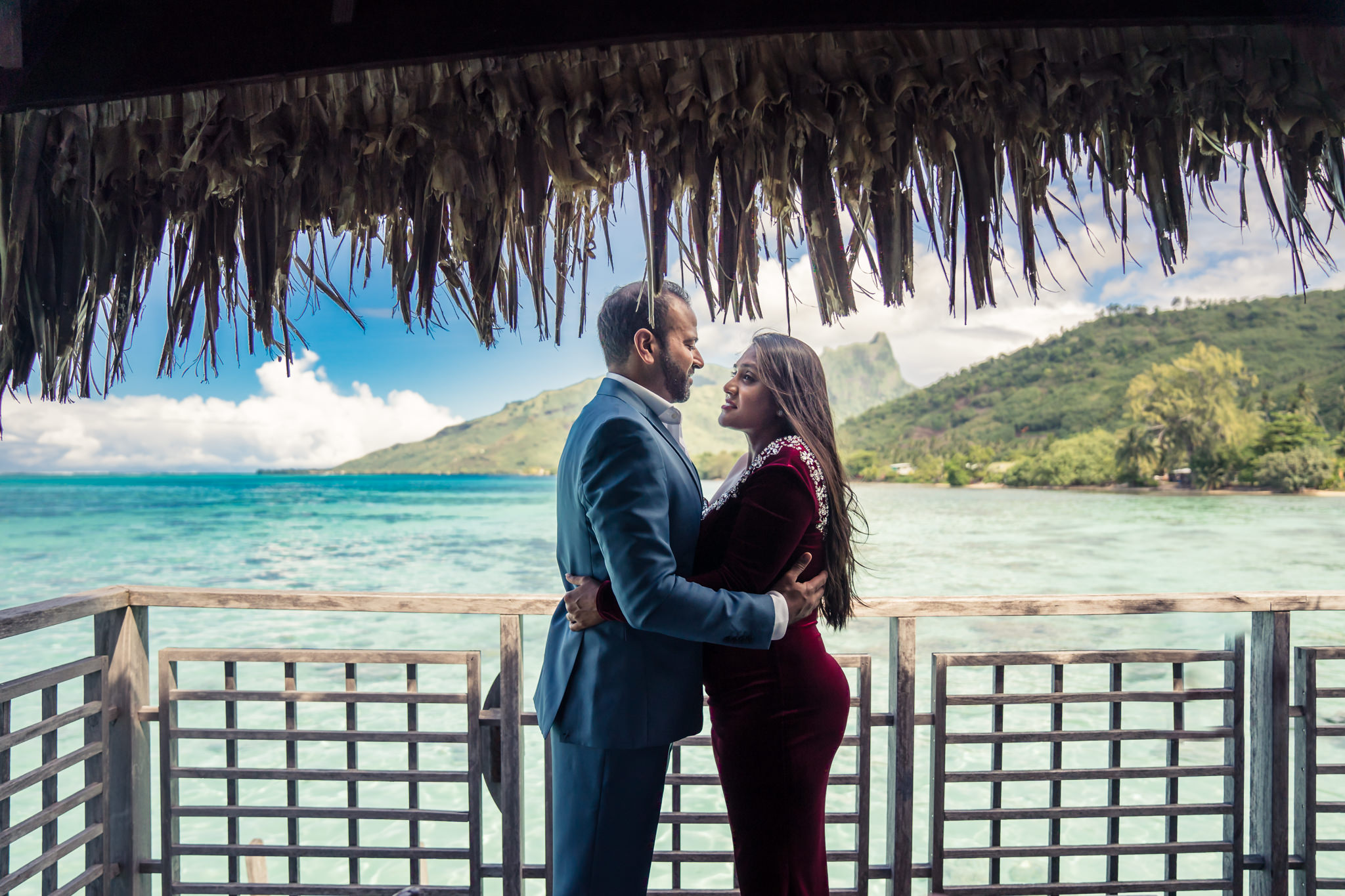 hilton moorea French Polynesia wedding photos