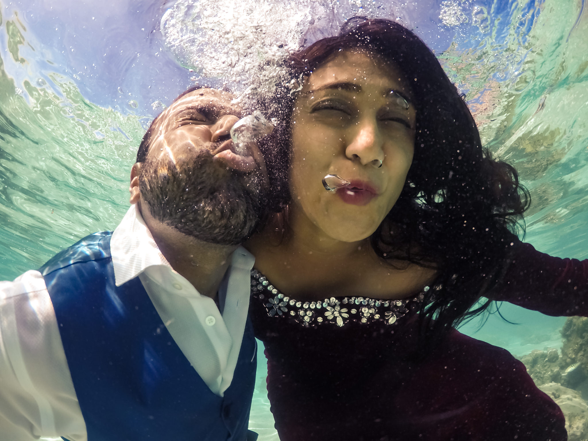 Moorea Hilton Lagoon French Polynesia wedding photography