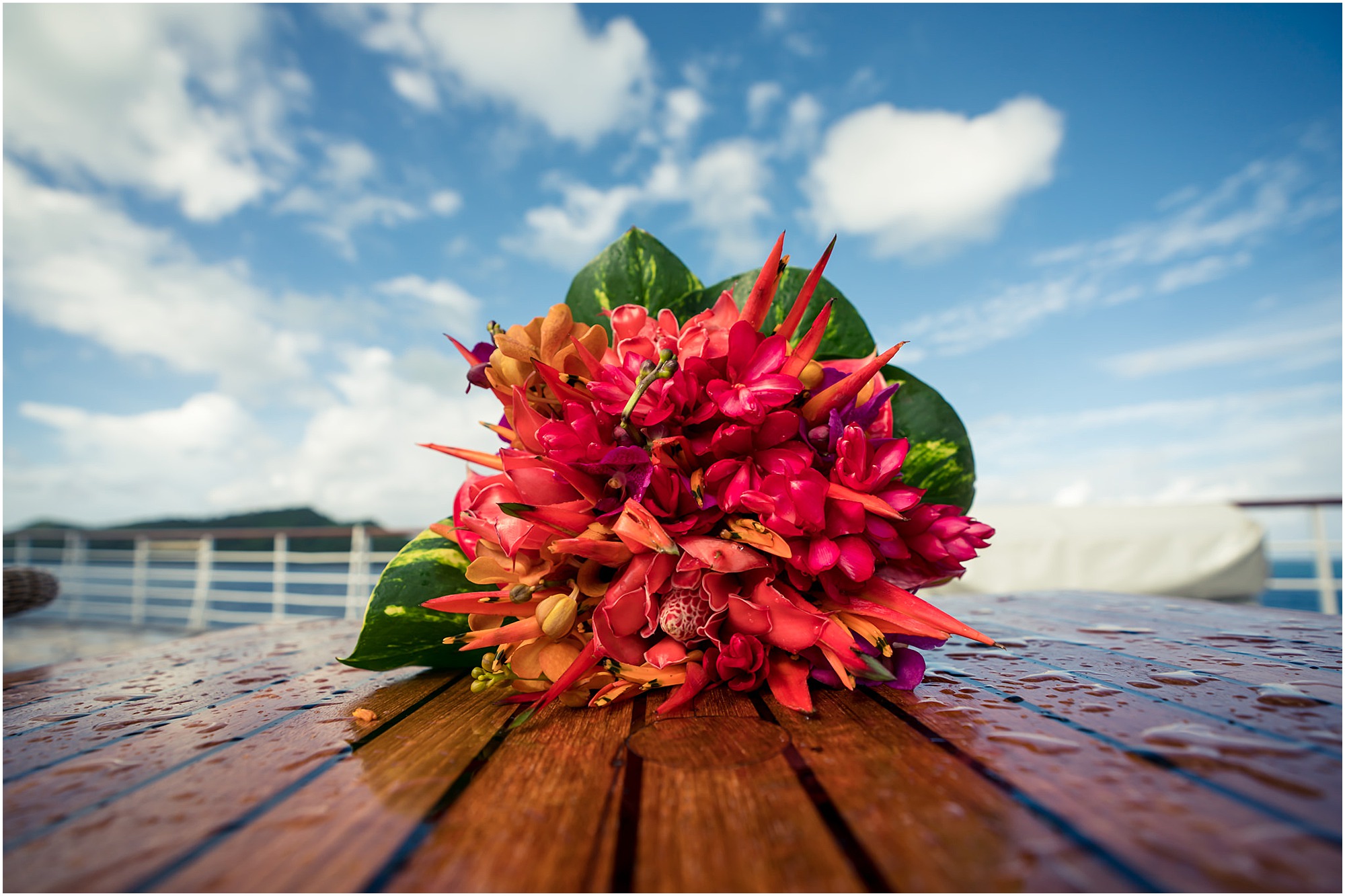 bora bora indian bride getting ready on windstar cruise 