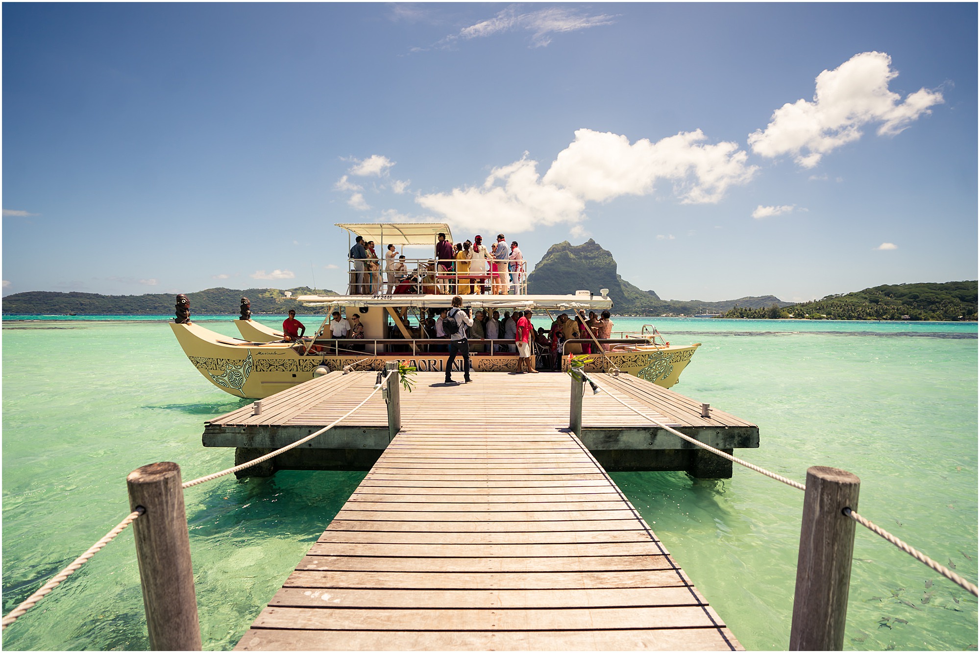 bora bora indian wedding baraat windstar cruise front deck