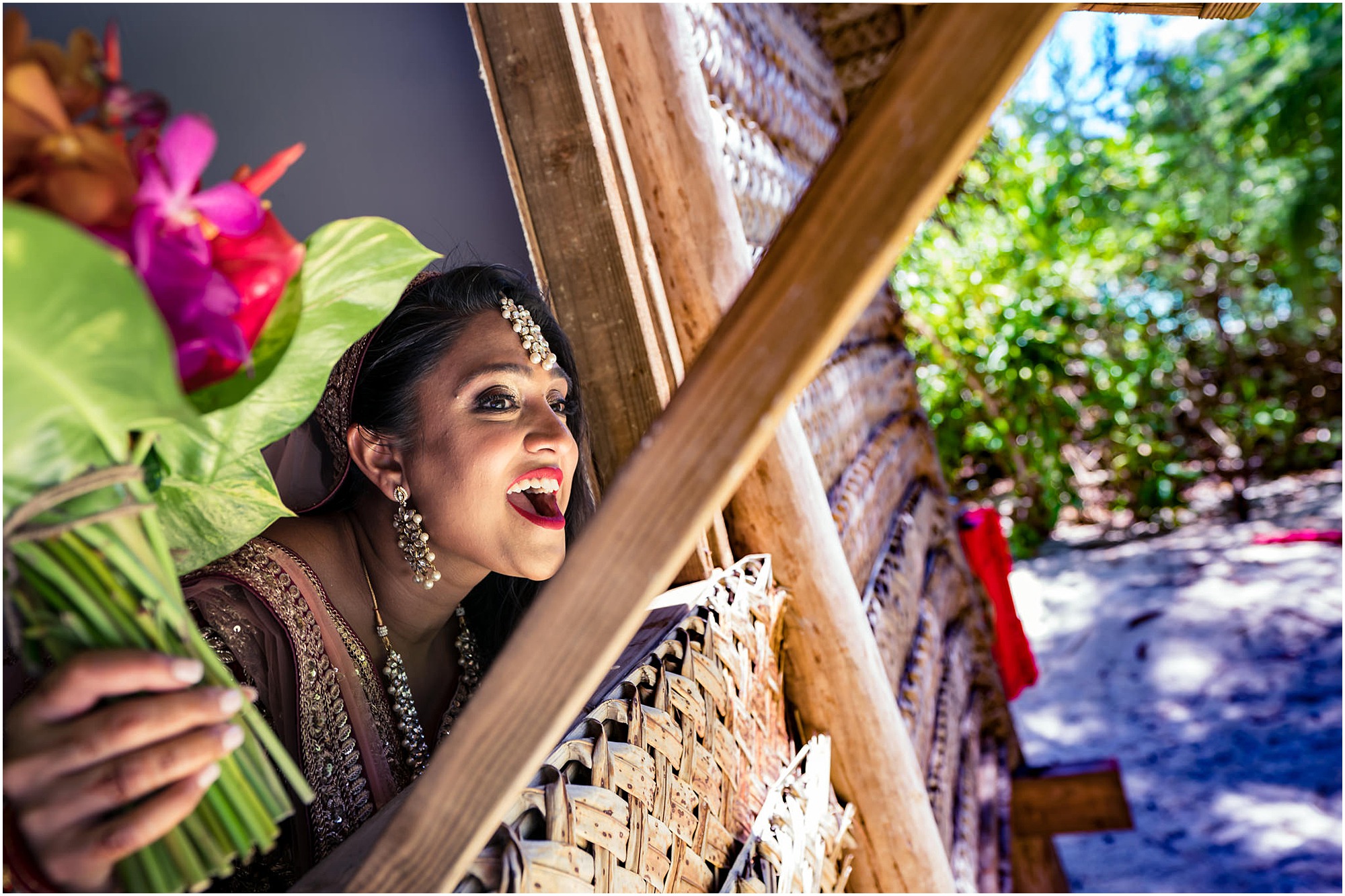 bora bora indian wedding on motu tapu private island