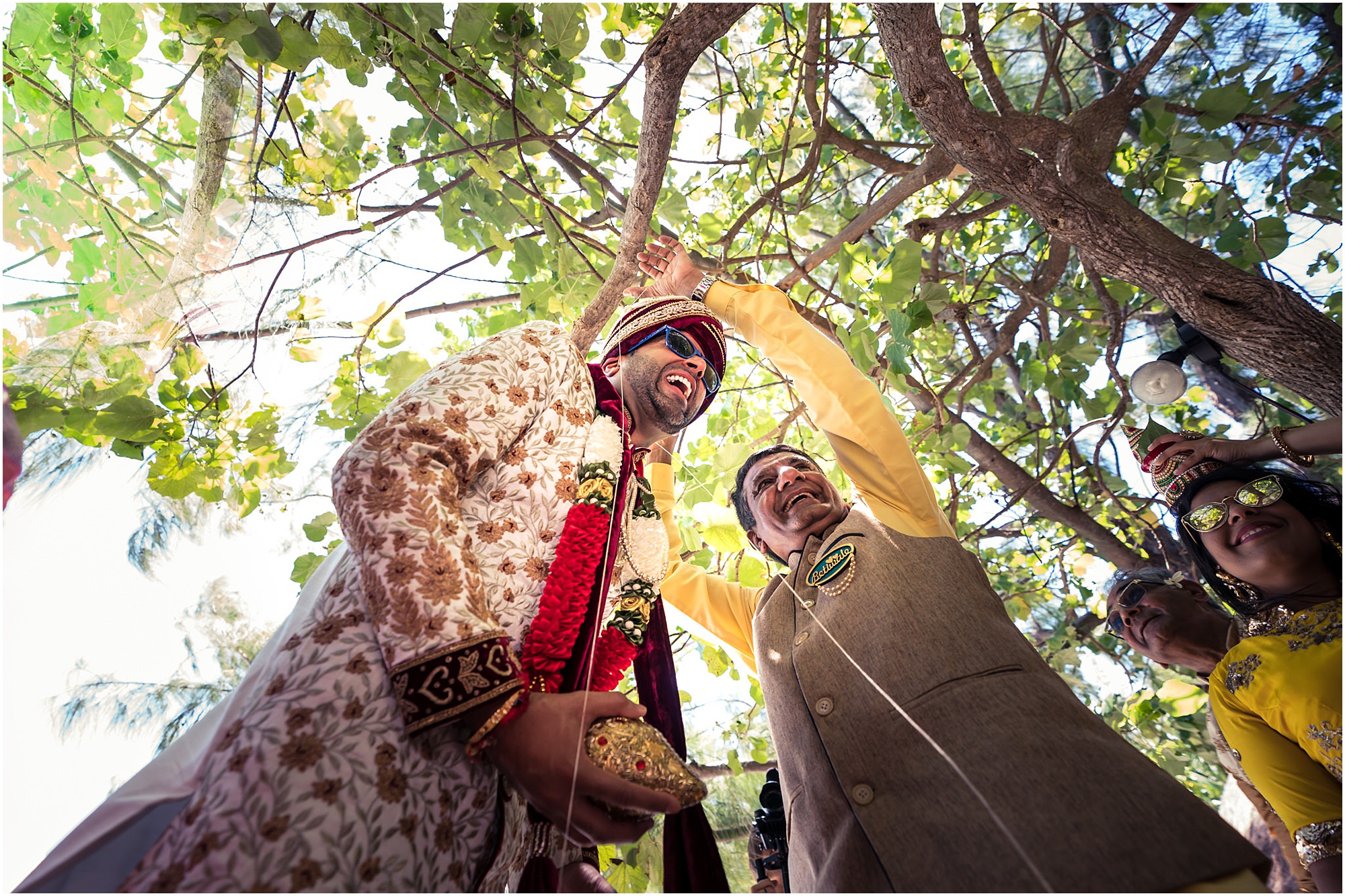 bora bora indian wedding on motu tapu private island