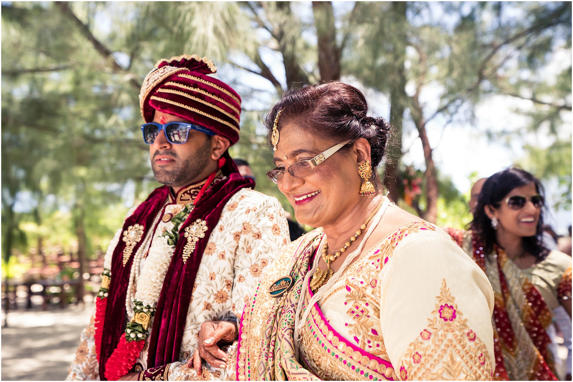 bora bora indian wedding on motu tapu private island