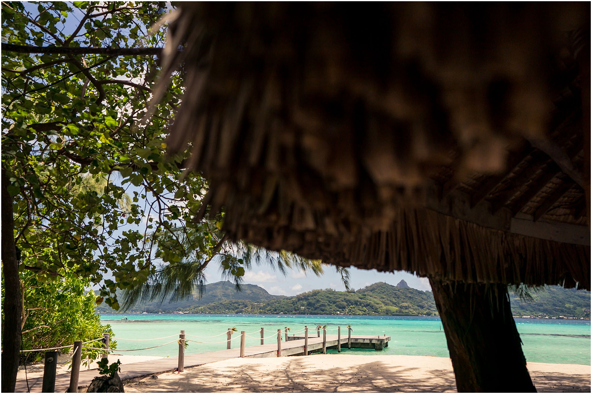 bora bora indian wedding on motu tapu private island