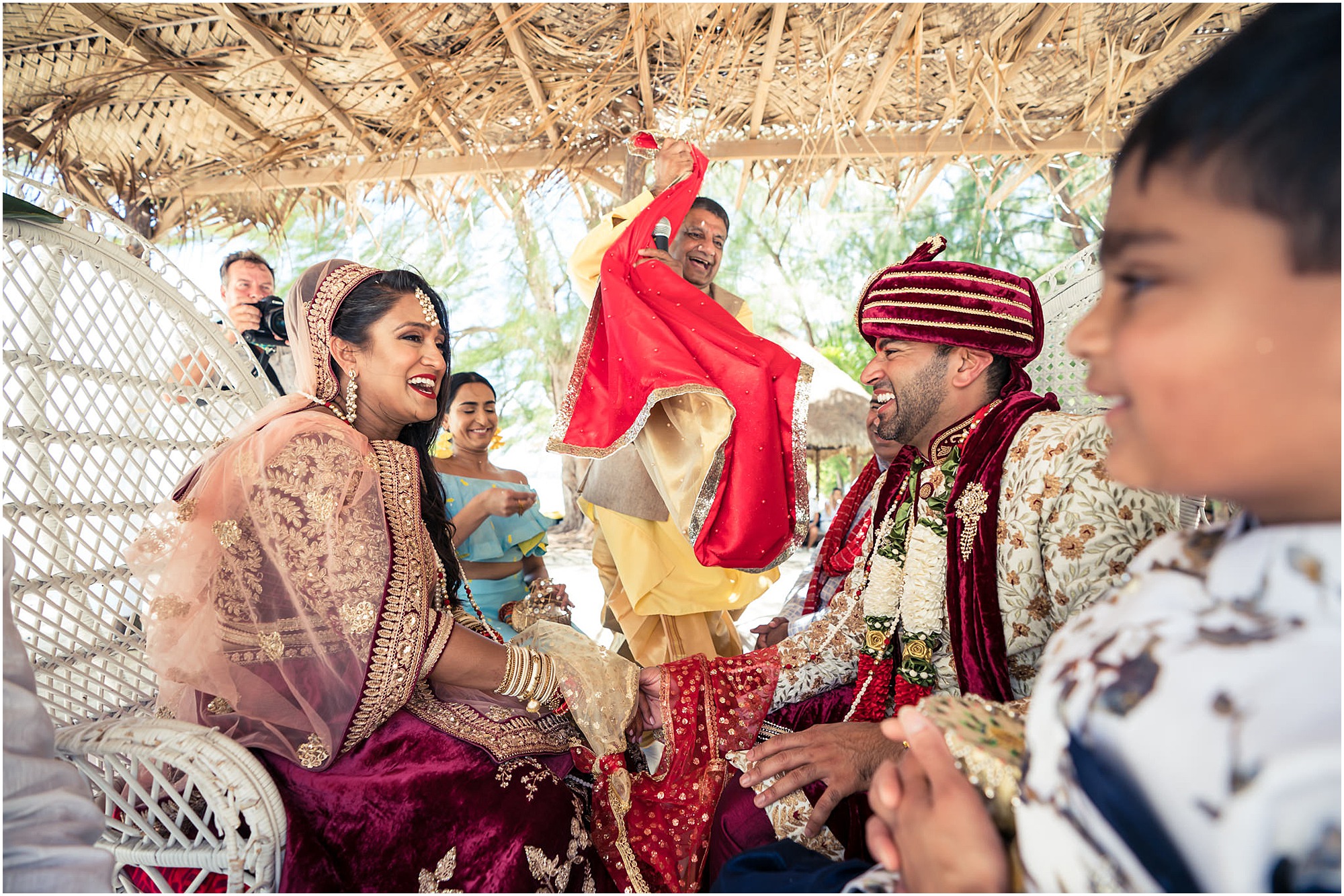 bora bora motu tapu indian wedding ceremony