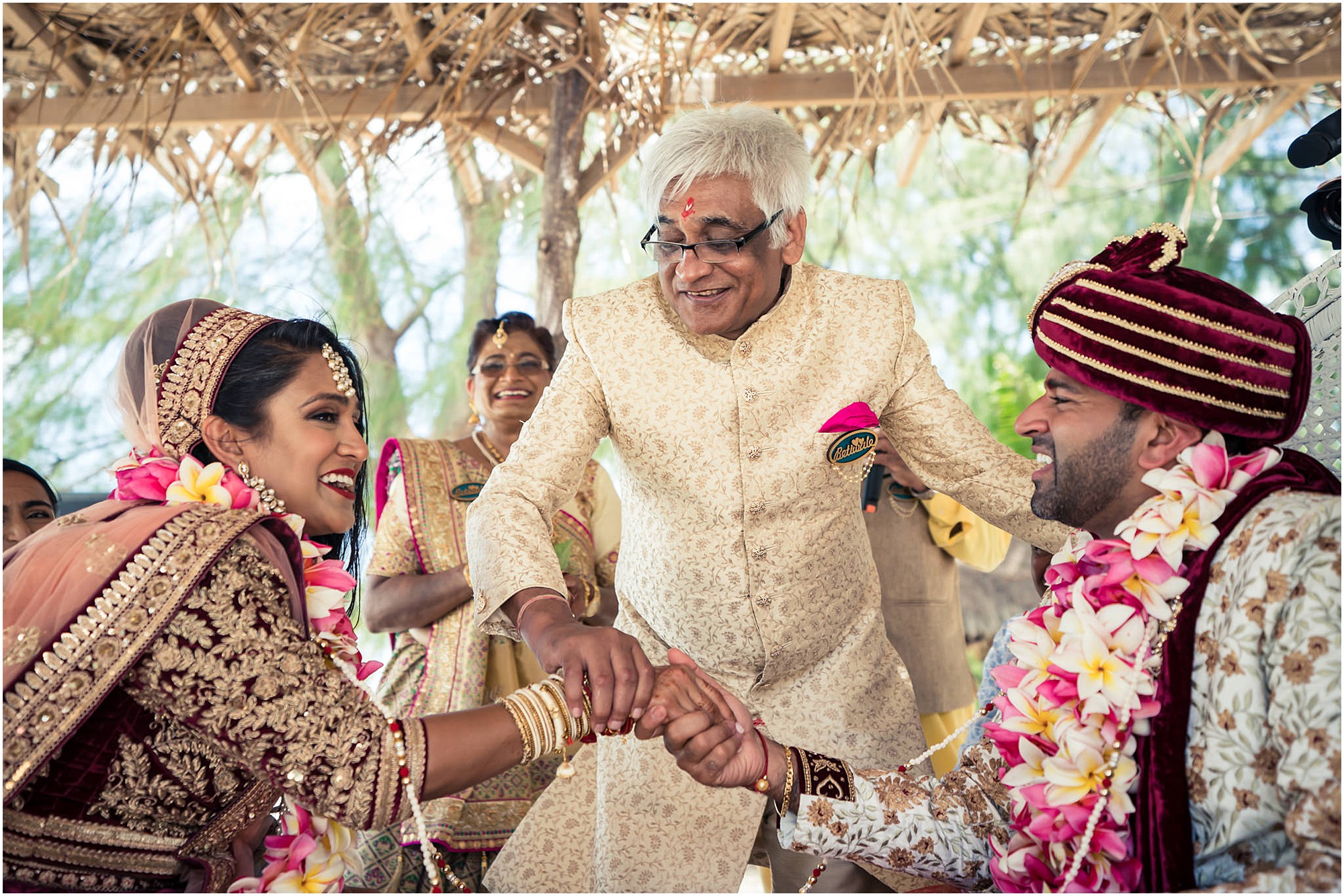 bora bora motu tapu indian wedding ceremony