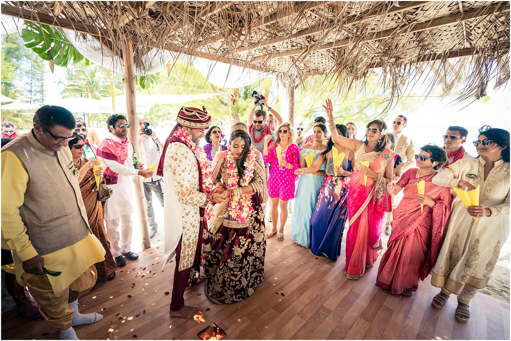 bora bora motu tapu indian wedding ceremony