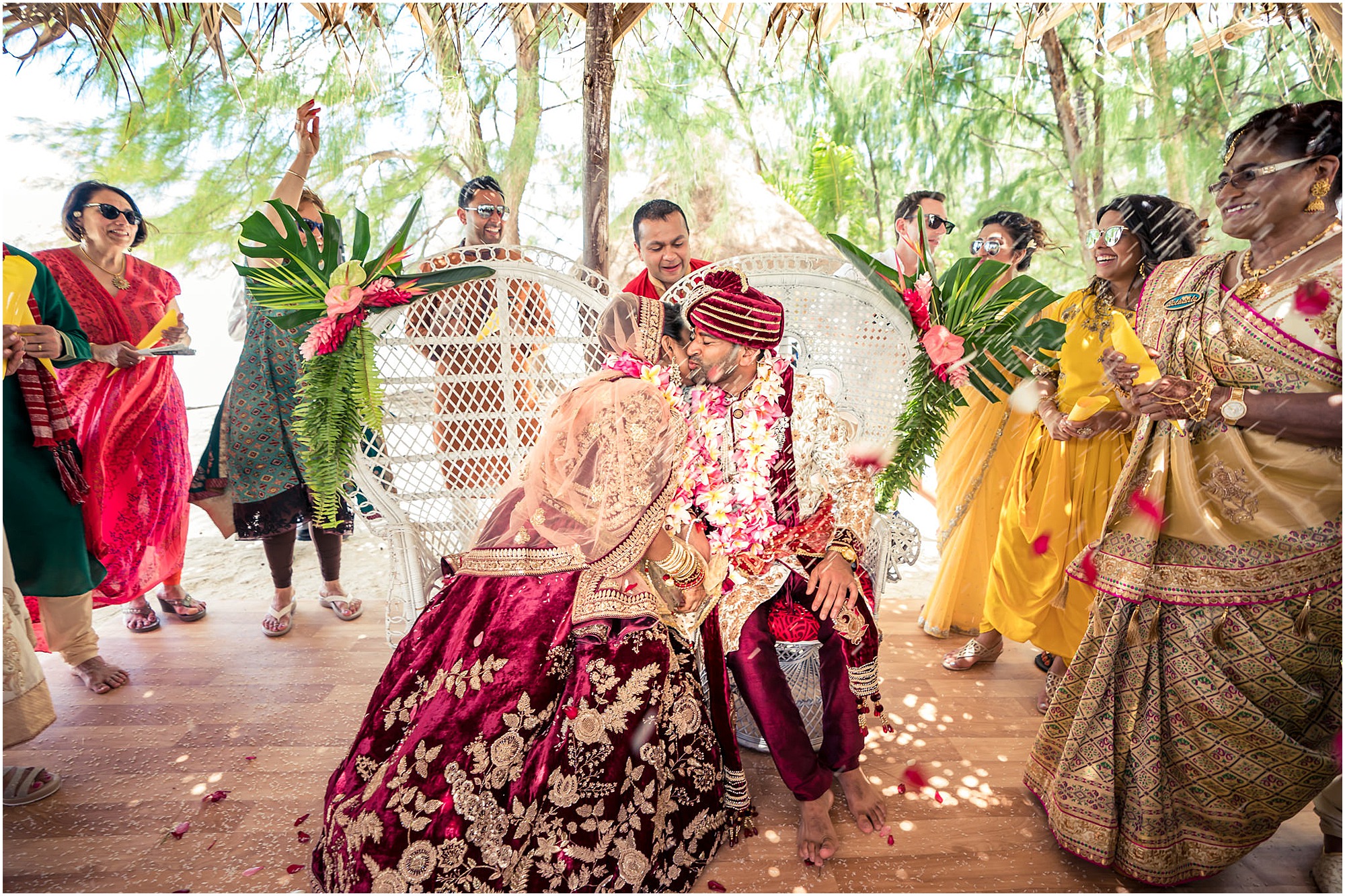 bora bora motu tapu indian wedding ceremony