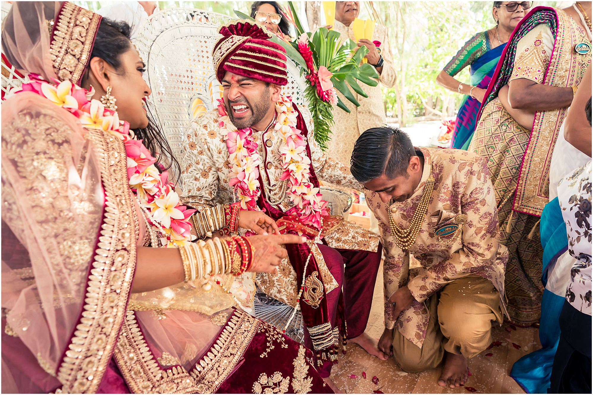 bora bora motu tapu indian wedding ceremony