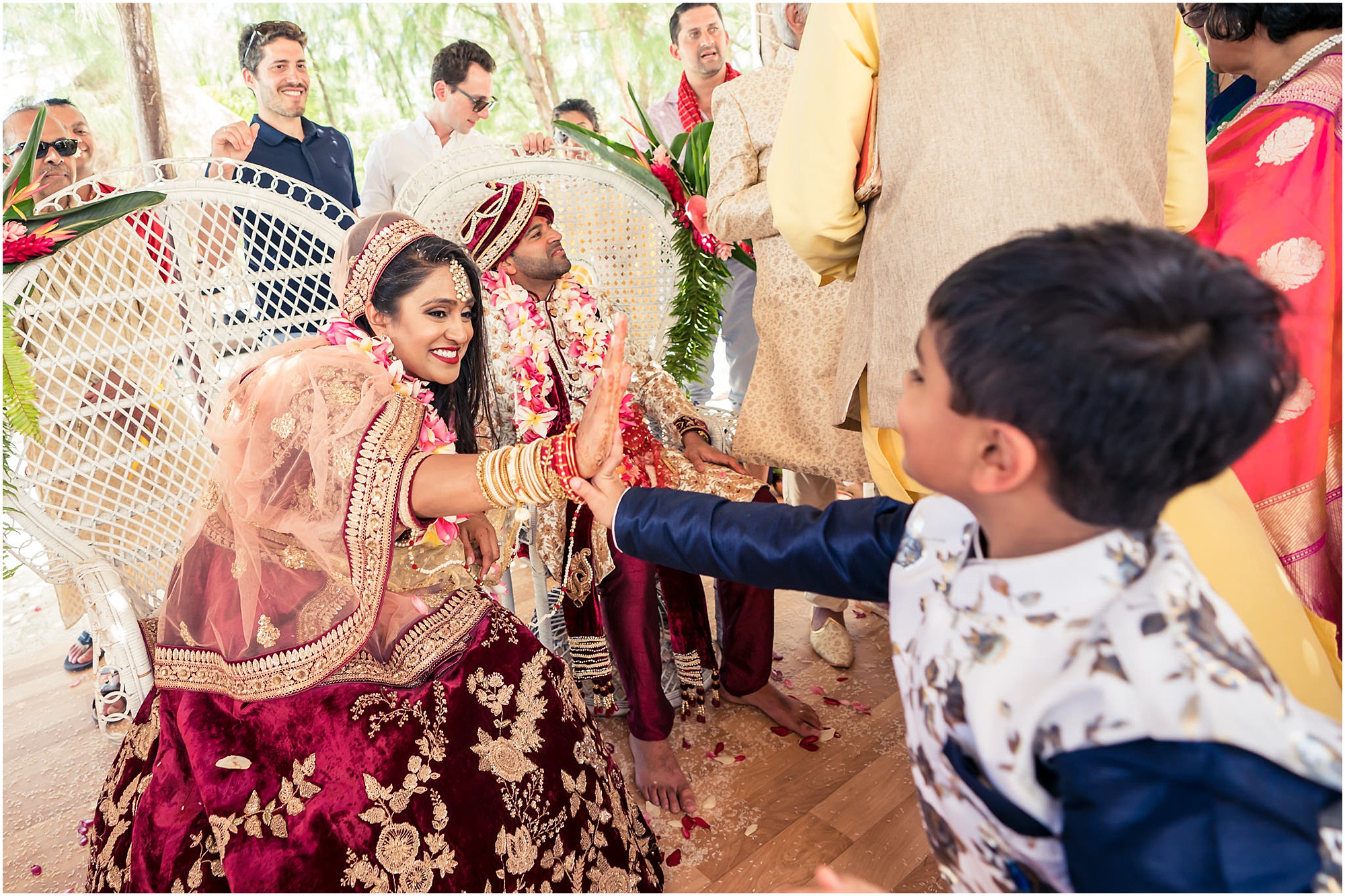 bora bora motu tapu indian wedding ceremony