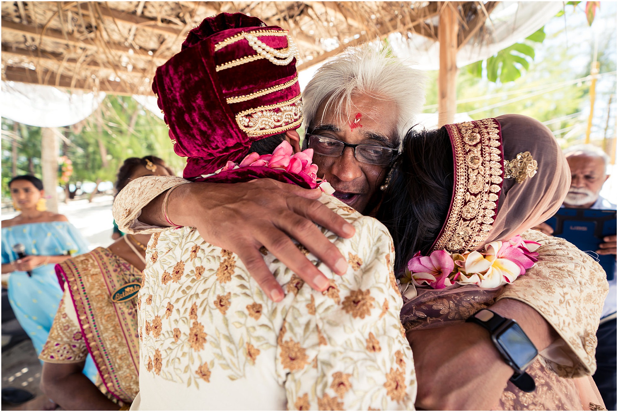 bora bora motu tapu indian wedding ceremony