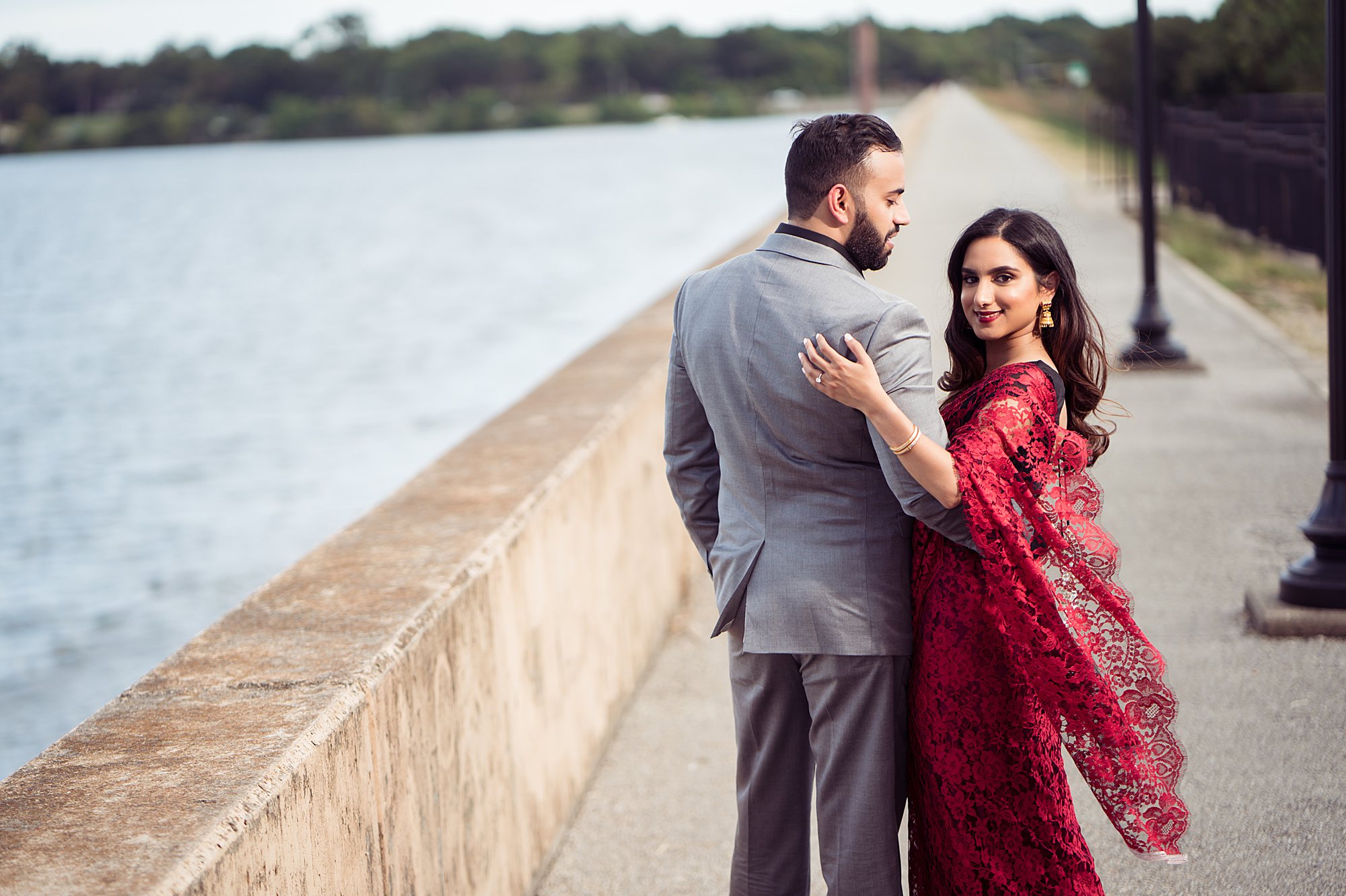 Dallas Engagement photos at white rock lake