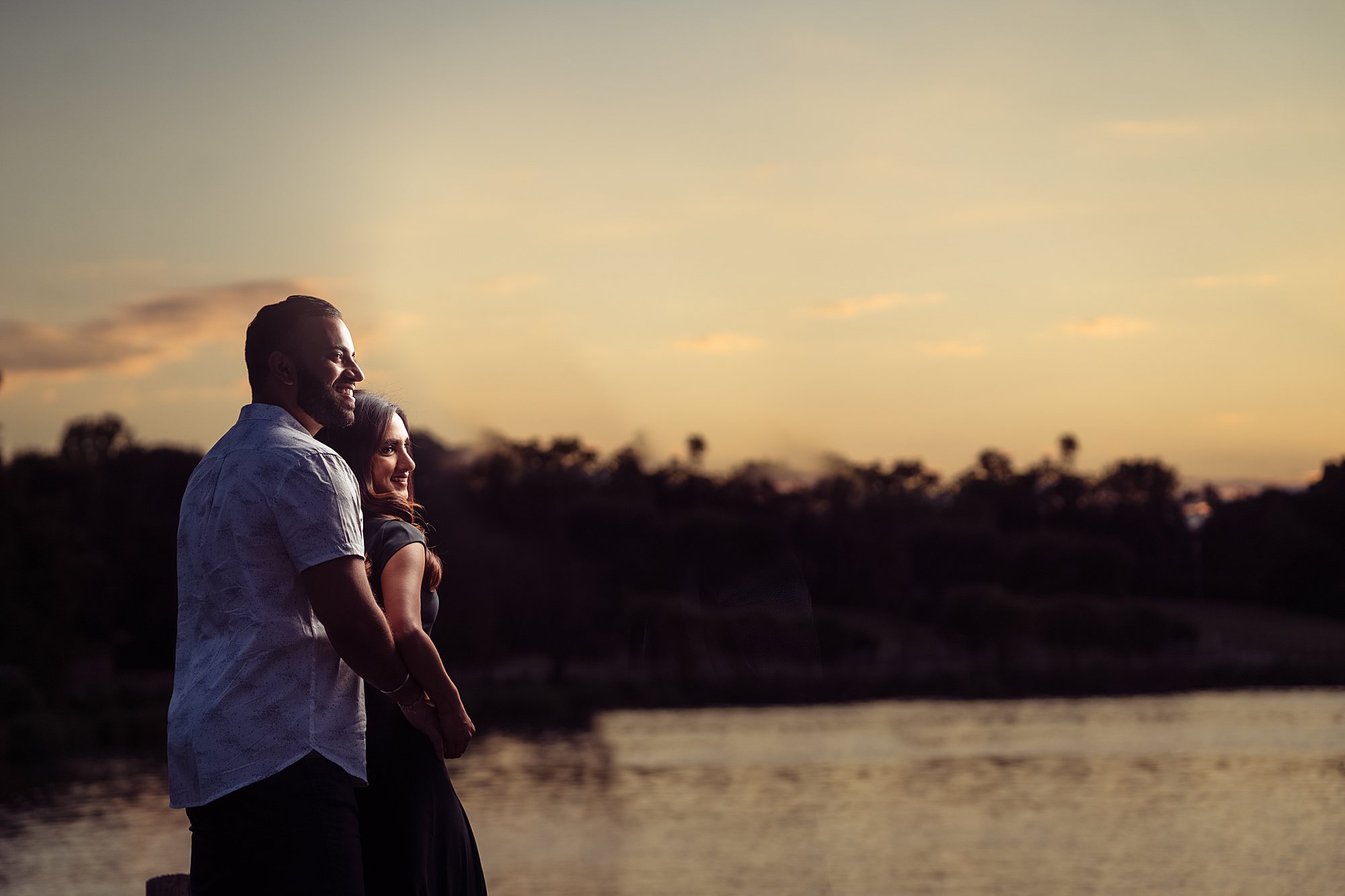 Dallas Engagement photos at white rock lake