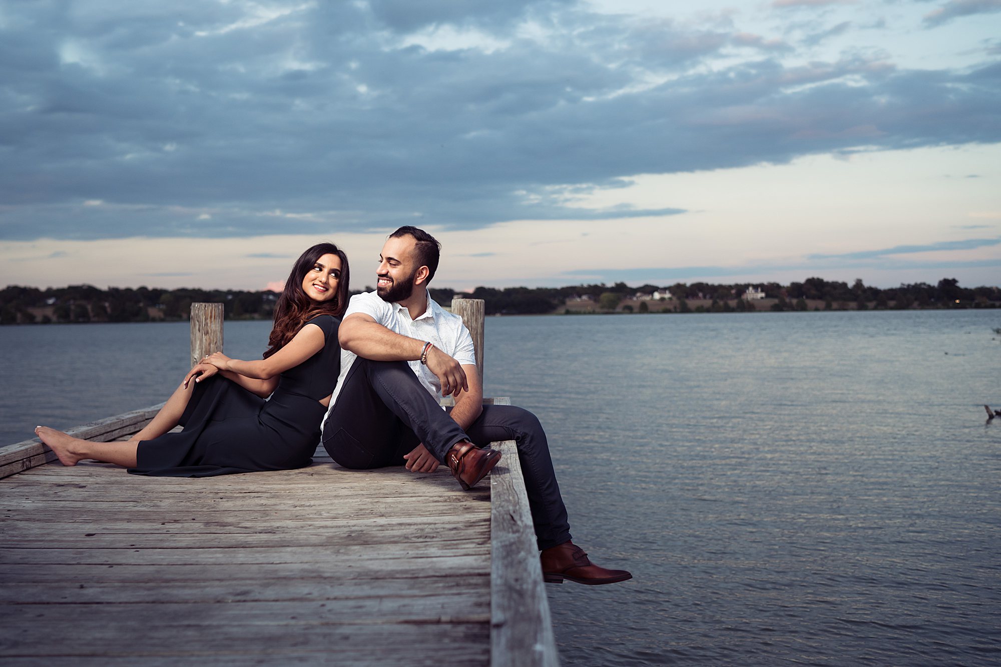 Dallas Engagement photos at white rock lake