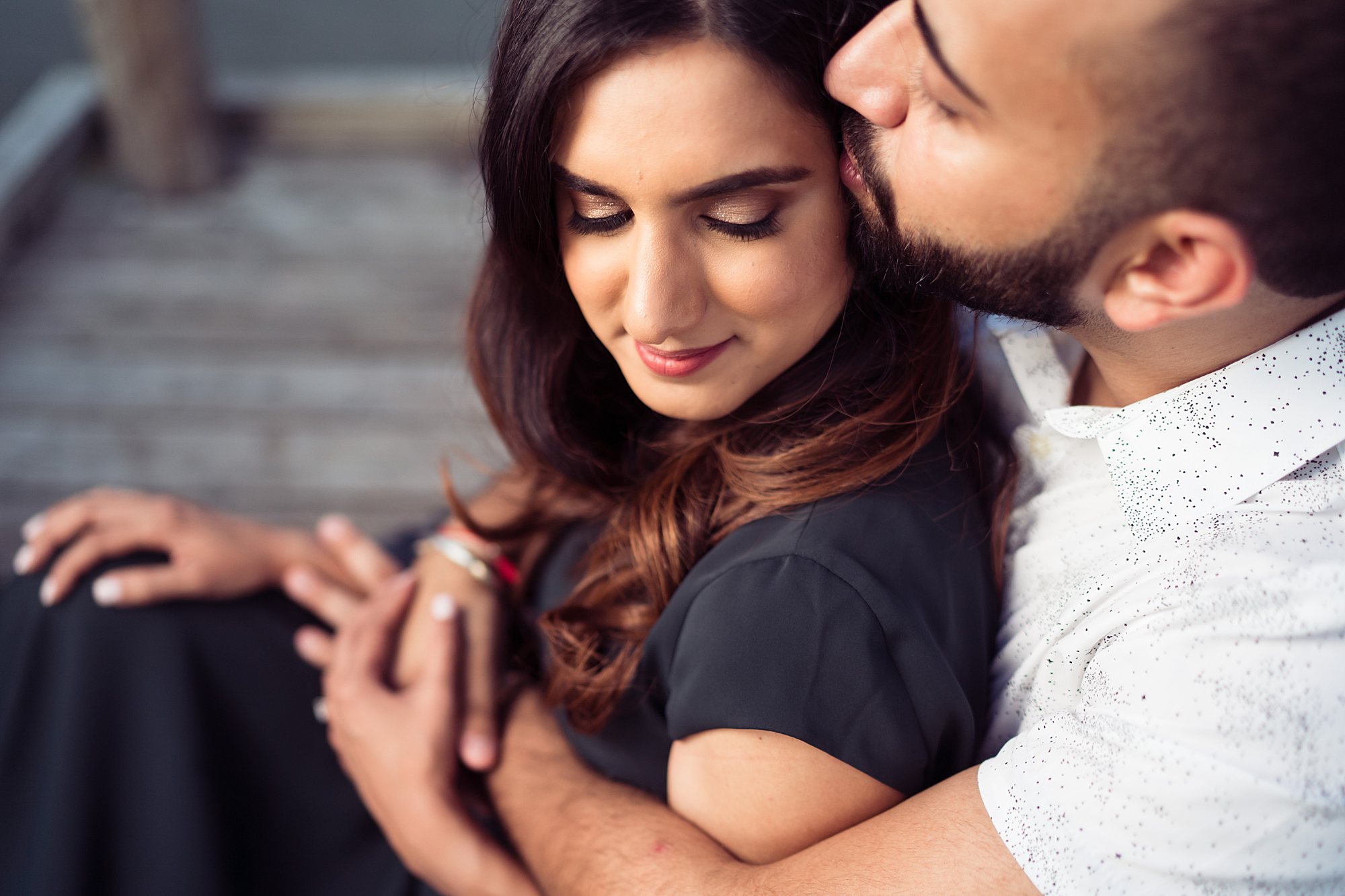 Dallas Engagement photos at white rock lake