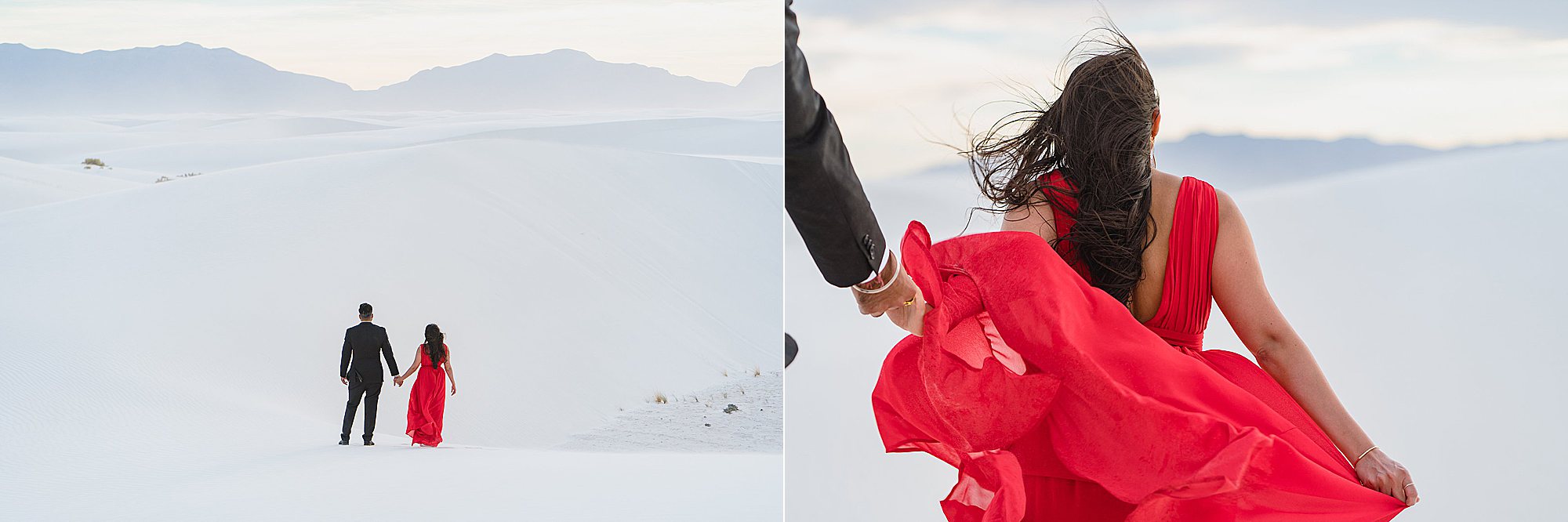 Sunset photos at white sands