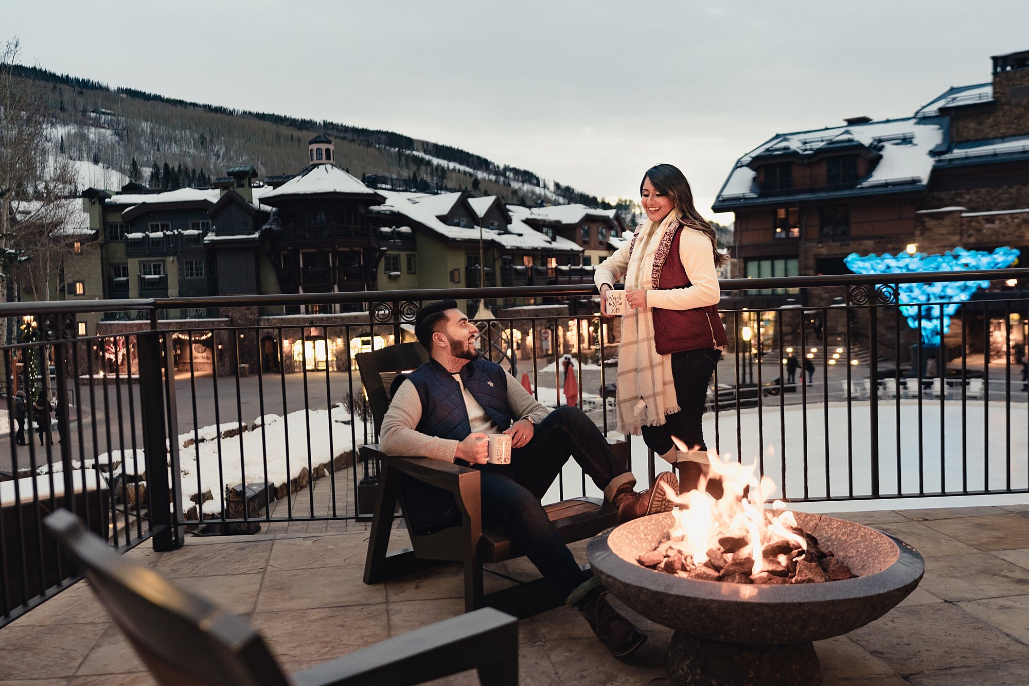 Veil village photos colorago engagement shoot 