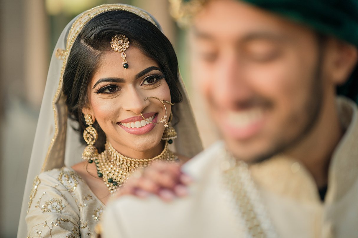 first look indian wedding bright and airy photos 