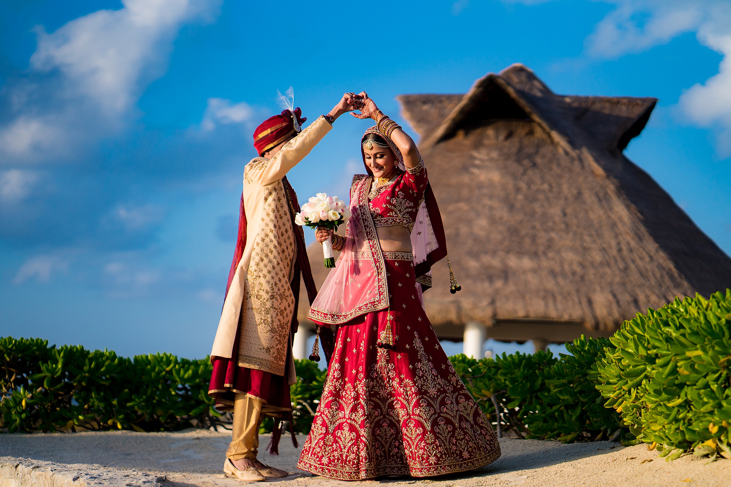 Hard Rock Riviera Maya Mexico Hindu Gujarati Wedding 