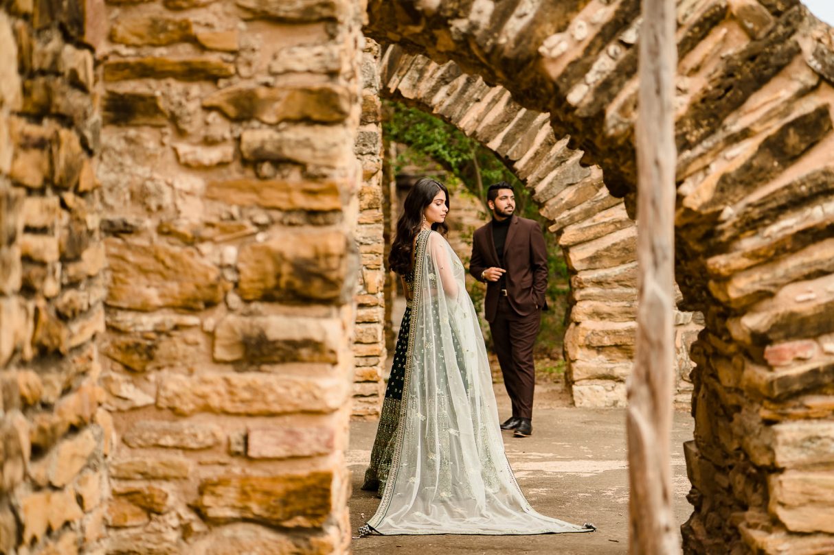 San Antonio Mission San Jose Engagement Photo Shoot Indian couple