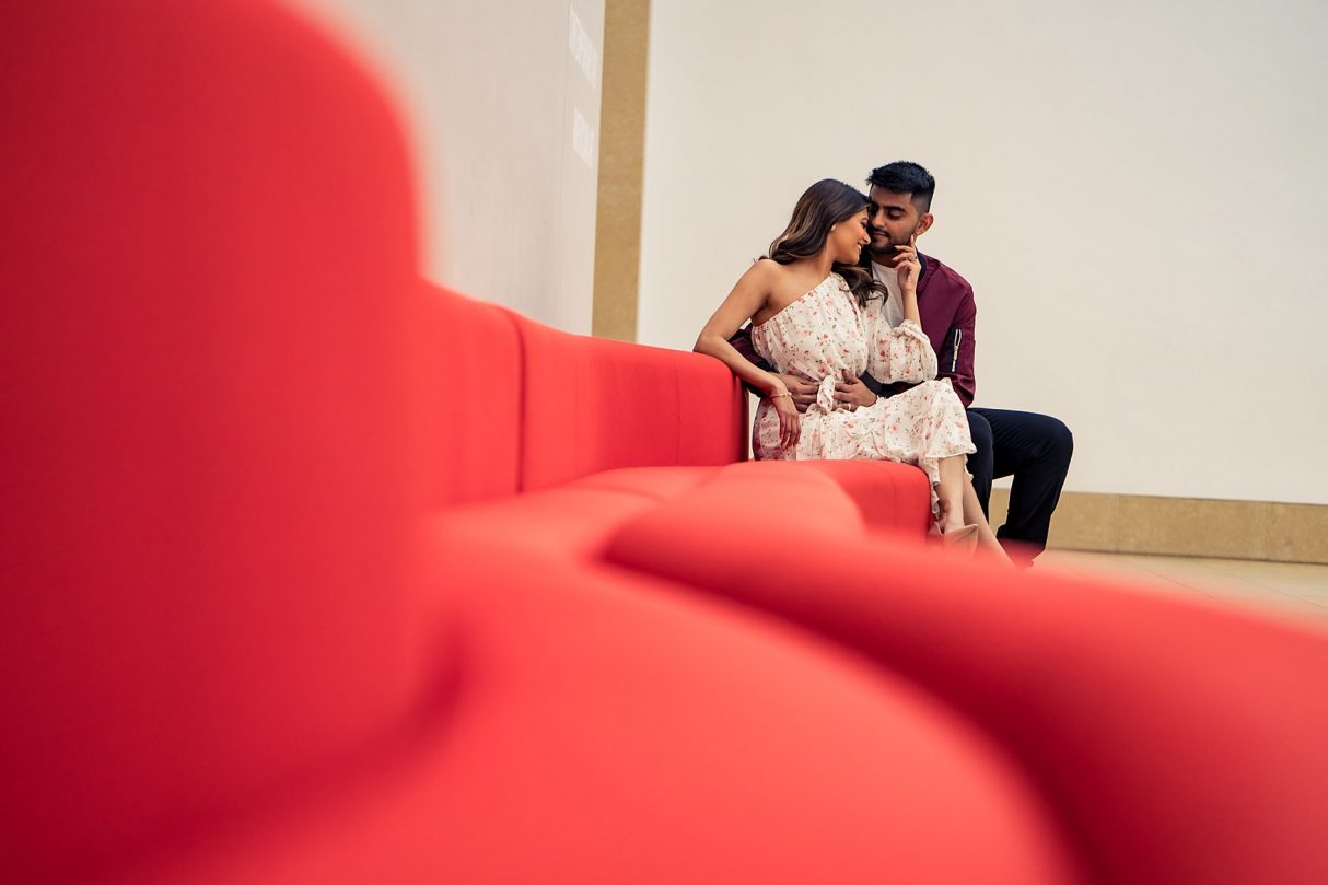 Austin Blanton Museum Engagement Photo Shoot 