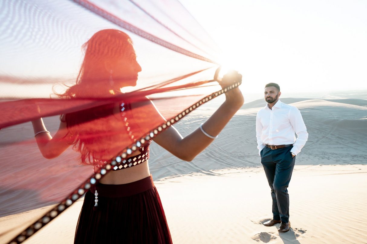 San Diego Algodones Sand Dunes Engagement Photo Shoot 