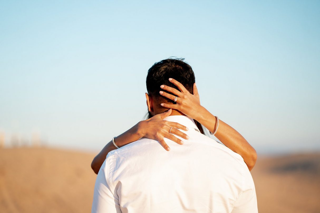 San Diego Algodones Sand Dunes Engagement Photo Shoot 