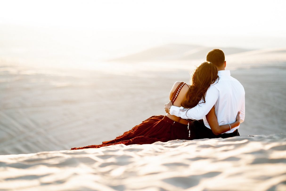 San Diego Algodones Sand Dunes Engagement Photo Shoot 