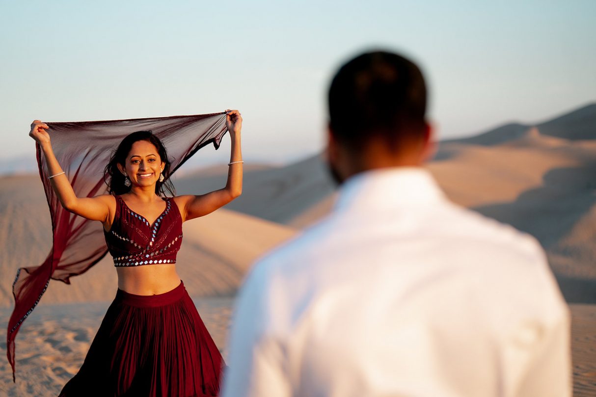 San Diego Algodones Sand Dunes Engagement Photo Shoot 