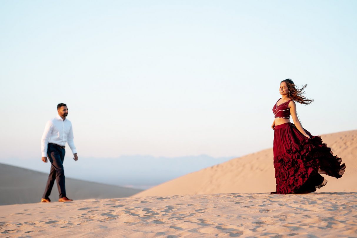 San Diego Algodones Sand Dunes Engagement Photo Shoot 