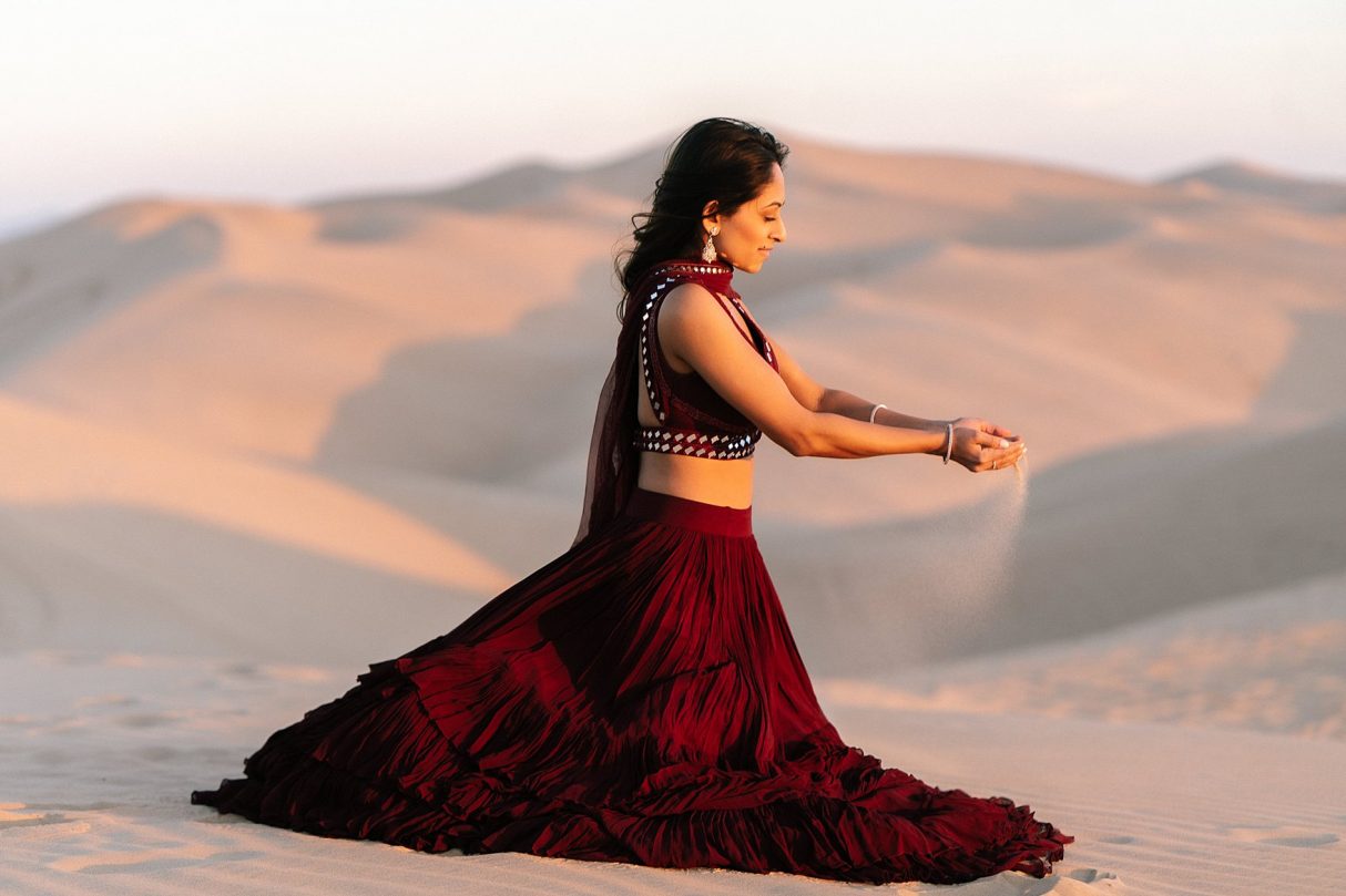 San Diego Algodones Sand Dunes Engagement Photo Shoot 