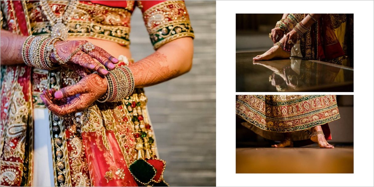 Bride prep Renaissance Dallas Hotel Indian Wedding