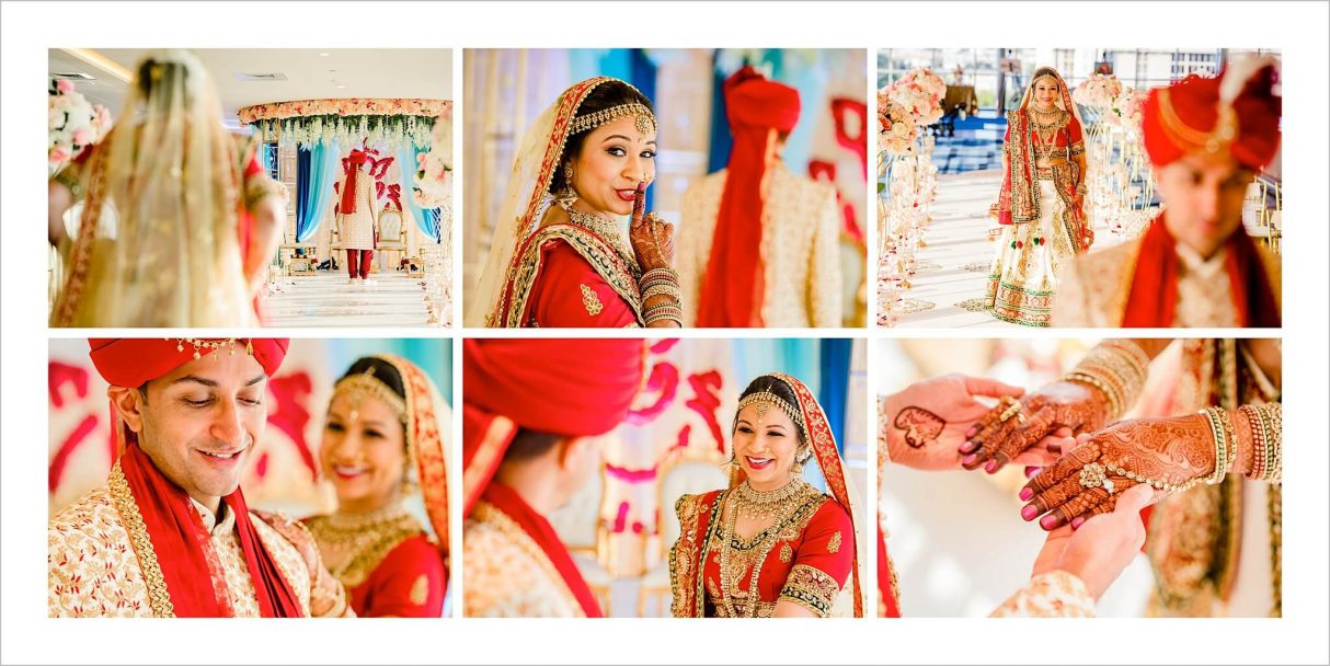 First look Renaissance Dallas Hotel Indian Wedding