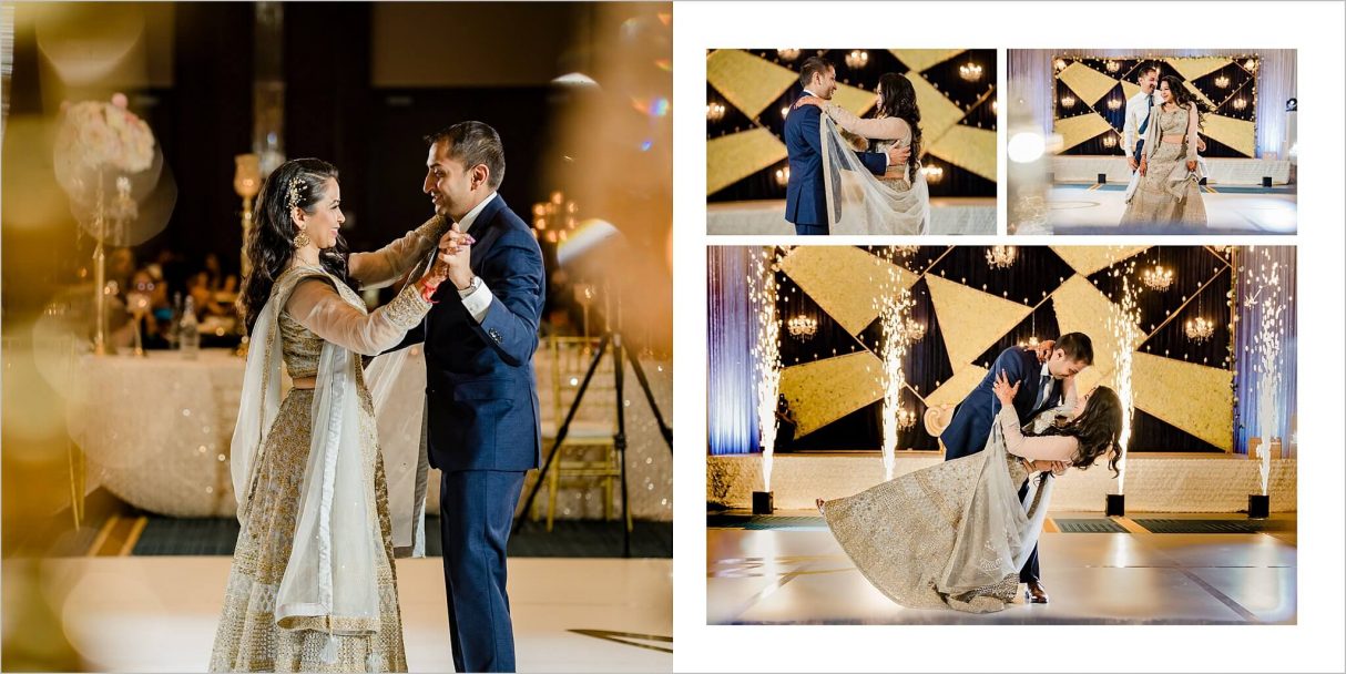 Wedding Reception first dance Renaissance Dallas Hotel Wedding