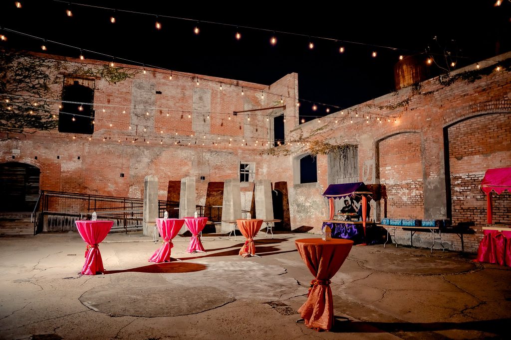 McKinney Cotton Mill Indian Wedding decor